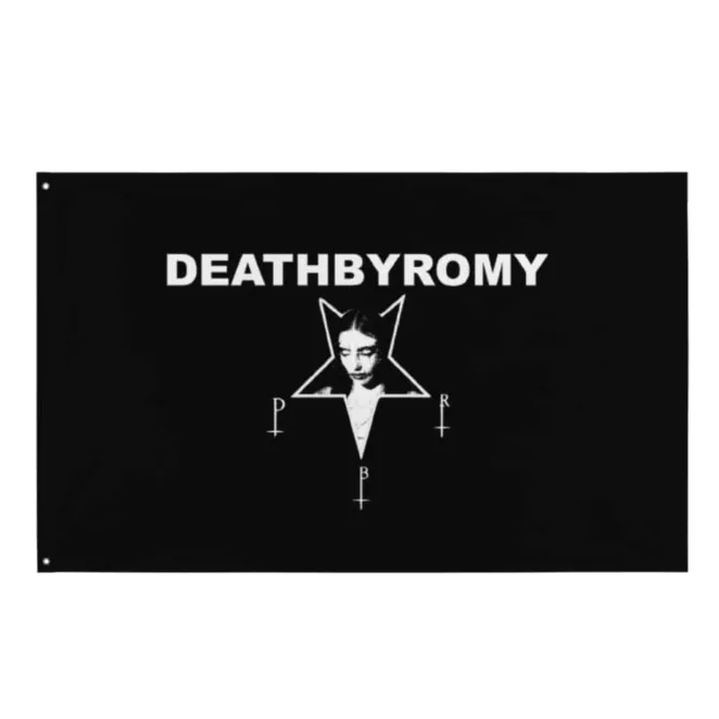DEATHBYROMY PRINT FLAG