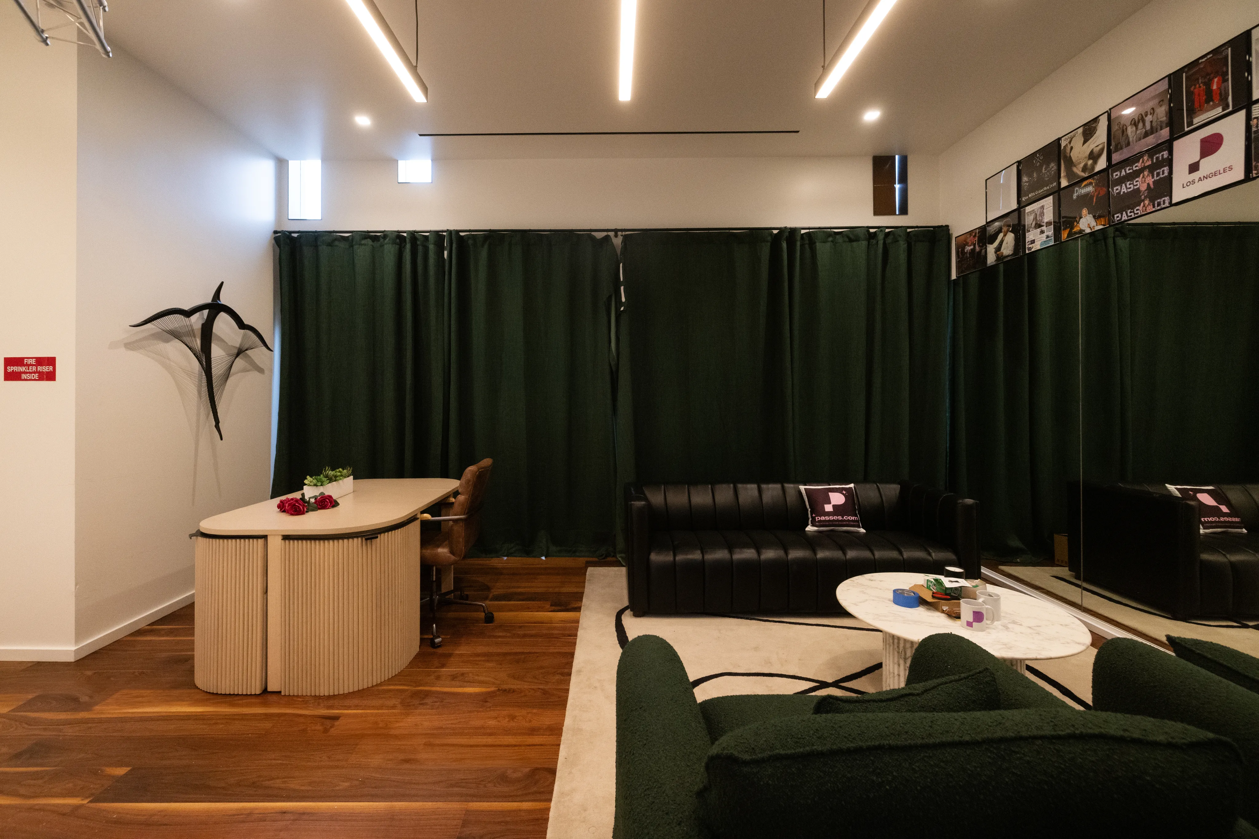 Passes Green Room photography studio